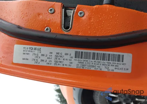 2016 Ram 1500 Tradesman z USA, uszkodzony, nr VIN 1C6RR7FT1GS239943